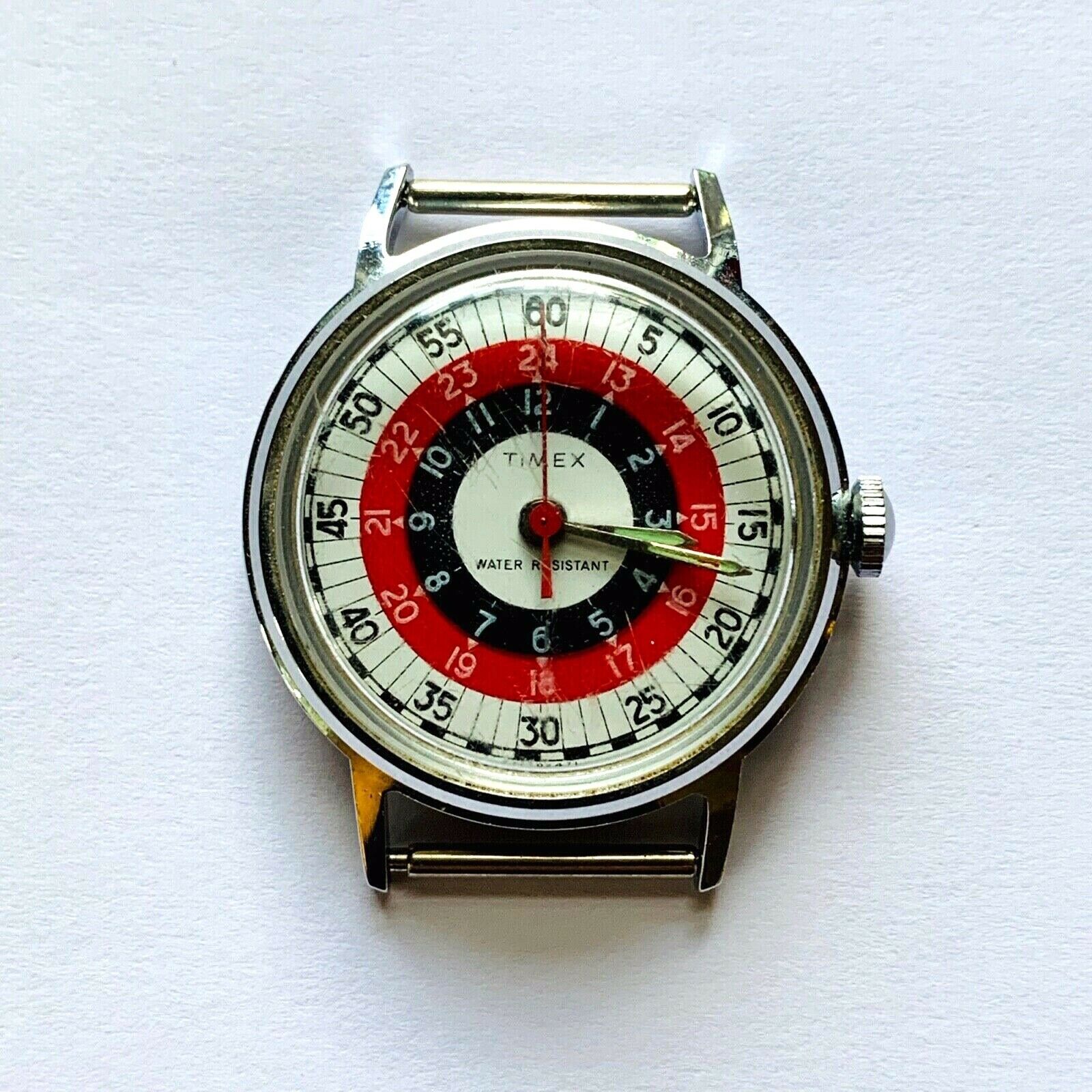 VINTAGE 1950S SWISS made dogma copper bullseye dial watch- runs well EUR  72,47 - PicClick IT