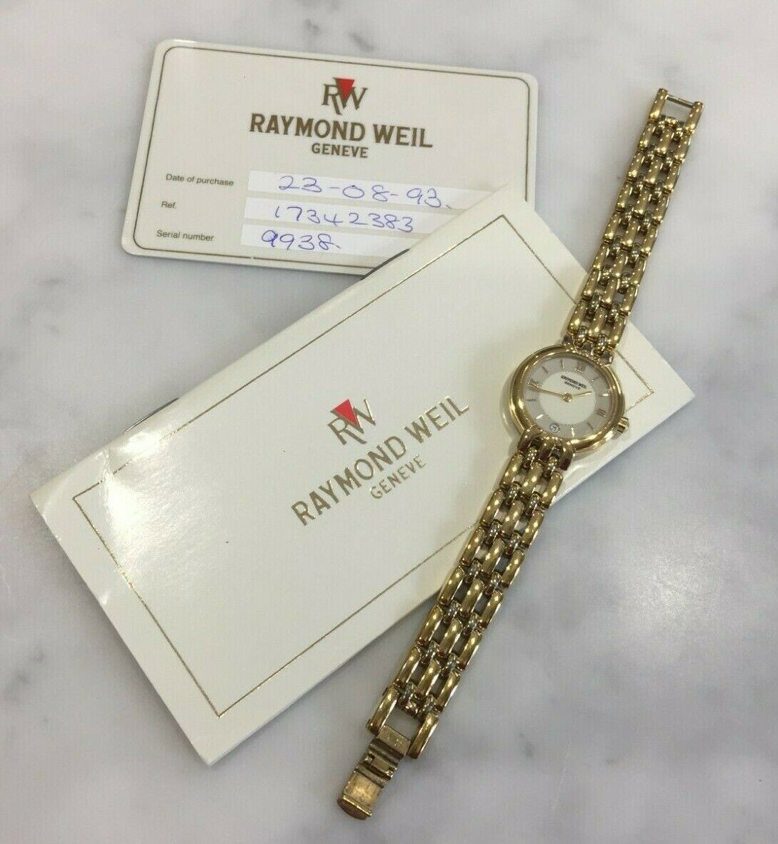 Ladies Raymond Weil Vintage Gold Plated Watch 9938 | WatchCharts