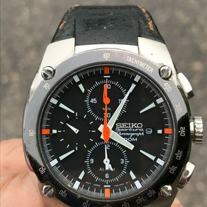Man's SEIKO Sportura 100M Chronograph 7T62-OFF8/NO RESERVE | WatchCharts