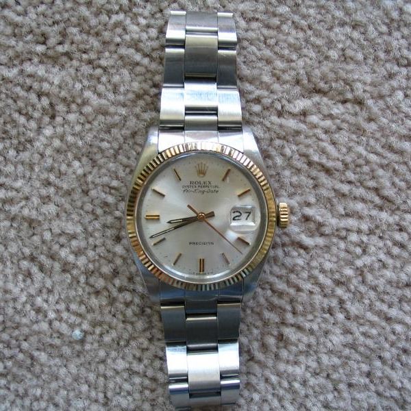 ROLEX OYSTER PERPETUAL AIR KING DATE TWOTONE 1980s WatchCharts