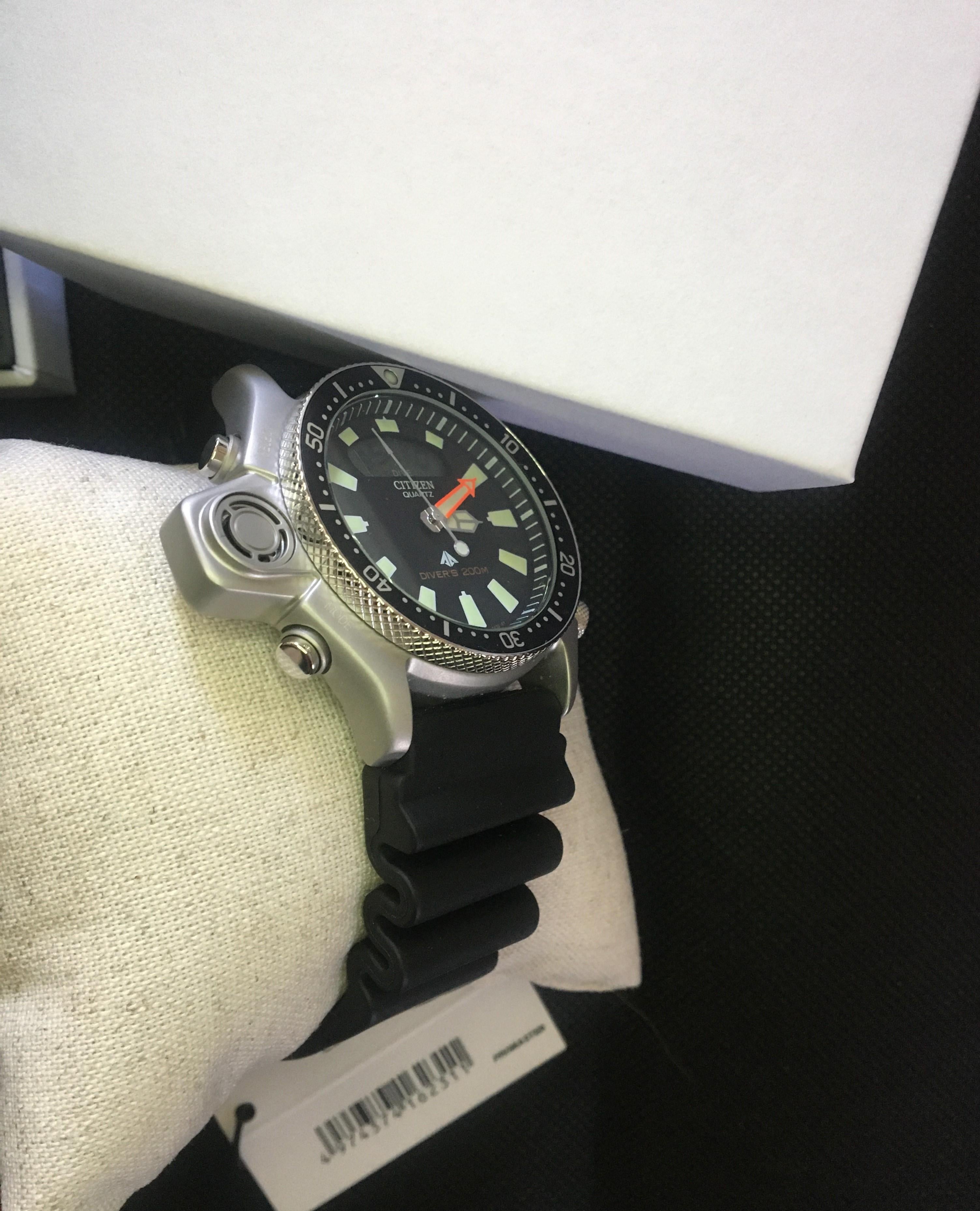 [WTS] Citizen Aqualand JP200008E Quartz Diver Depth Gauge Watch