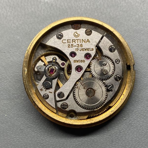 Mouvement De Montre Vintage Certina 25 36 La Balance Est OK Pi ces mouvement-de-montre-vintage-certina-25-36-la-balance-est-ok-pi-ces