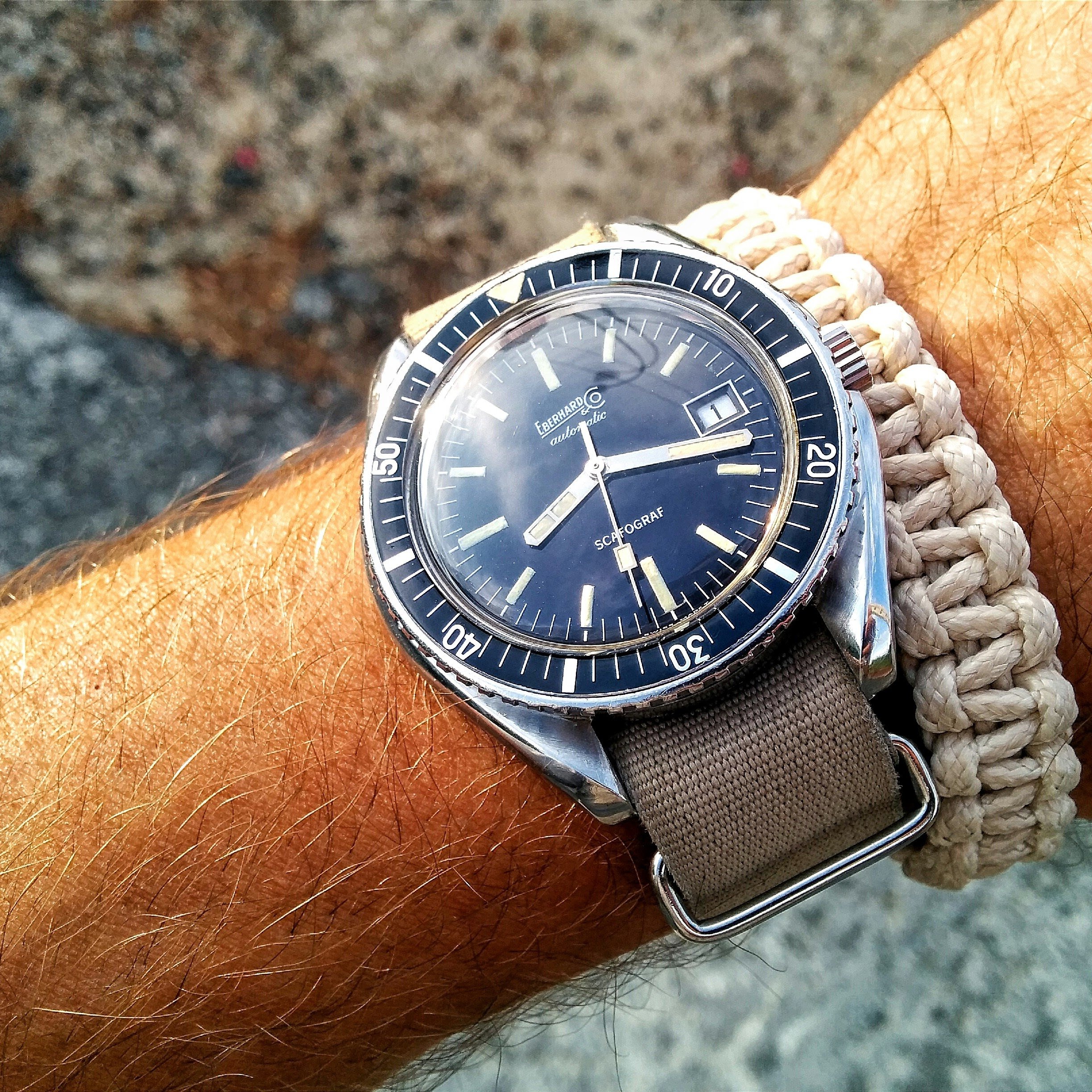 [€8,500 EUR] Eberhard & Co. Scafograf vintage diver | WatchCharts