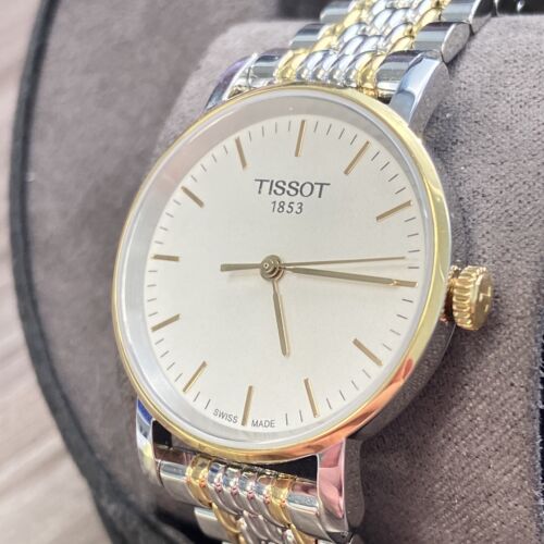 Tissot T109210A Swiss Women s Watch Silver and Gold Stainless