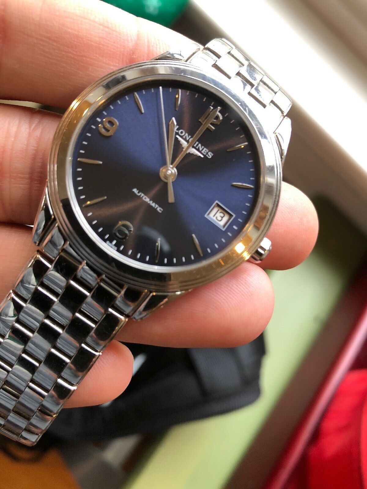 longines flagship blue dial