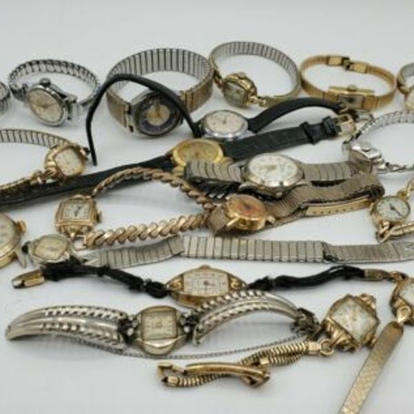 Vintage Ladies Manual Wind Automatic Watches (20) Lady Elgin Hamilton