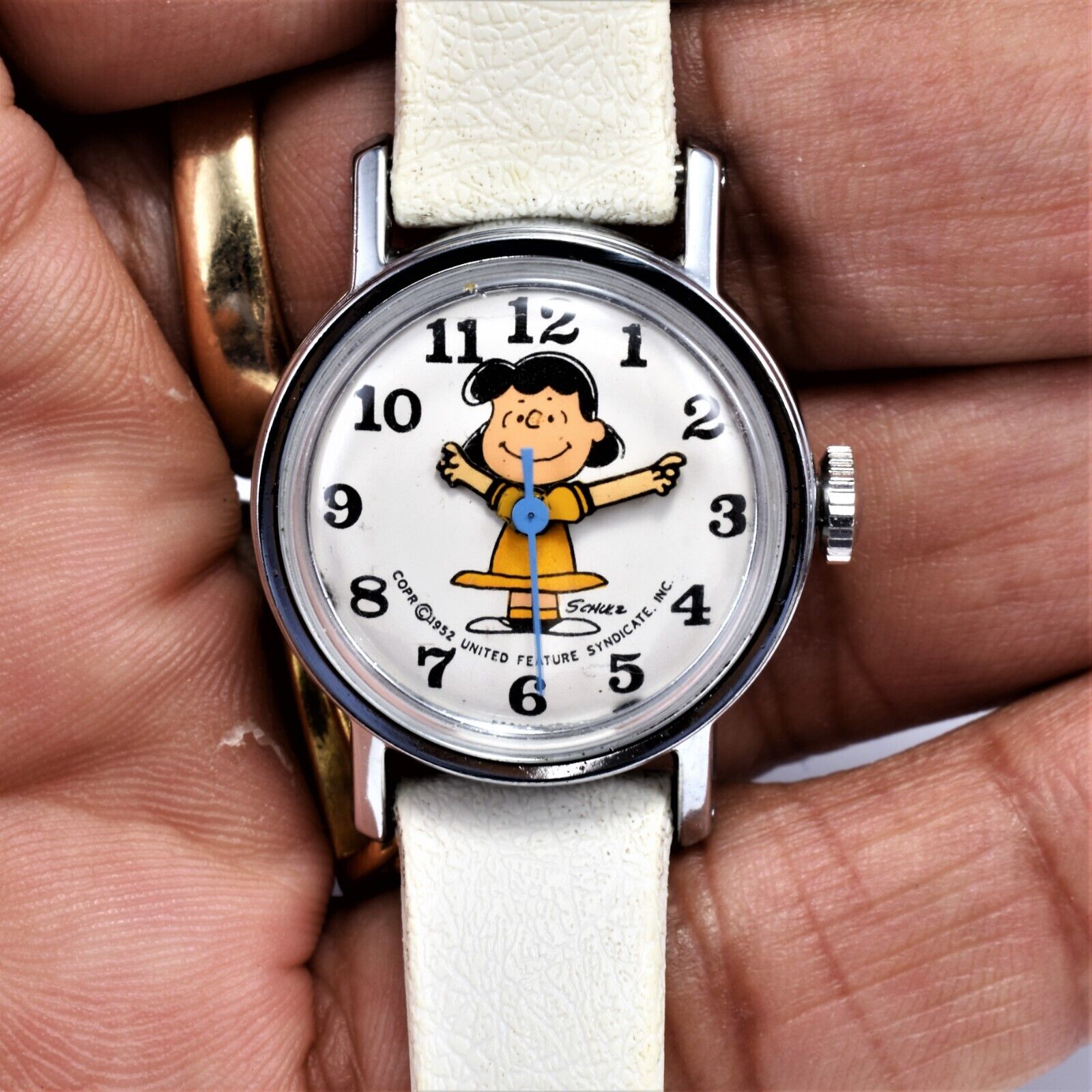 1952 Vintage Rare Timex Lucy Peanuts Syndicate Schulz Watch Serviced Keeps  Time | WatchCharts Marketplace