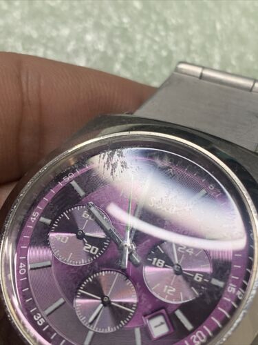 Paul Smith Final Eyes Limited Model Men's Chronograph Watch Purple