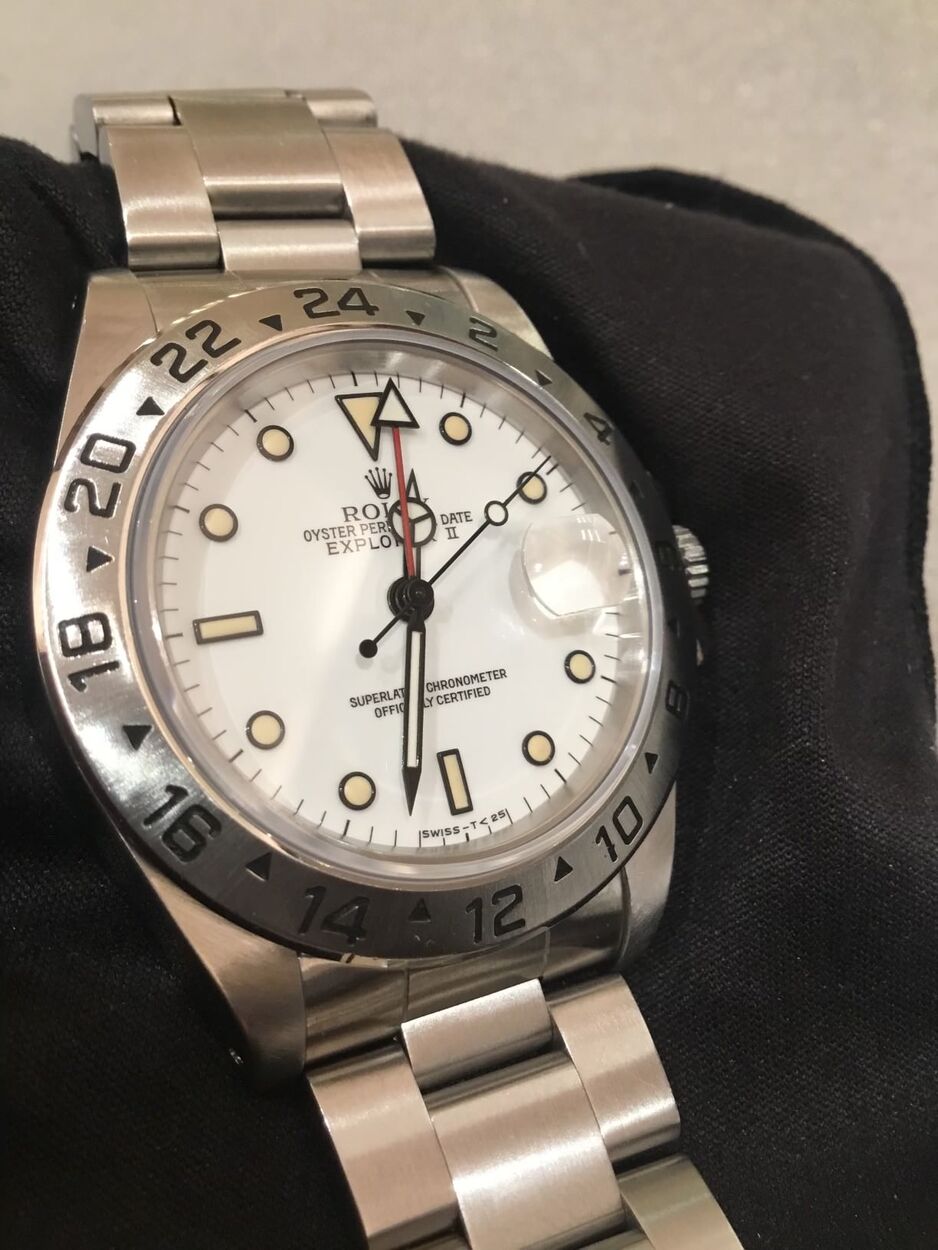 FS 1992 Rolex Ref. 16570 Explorer II Chicchi di Mais Full Set