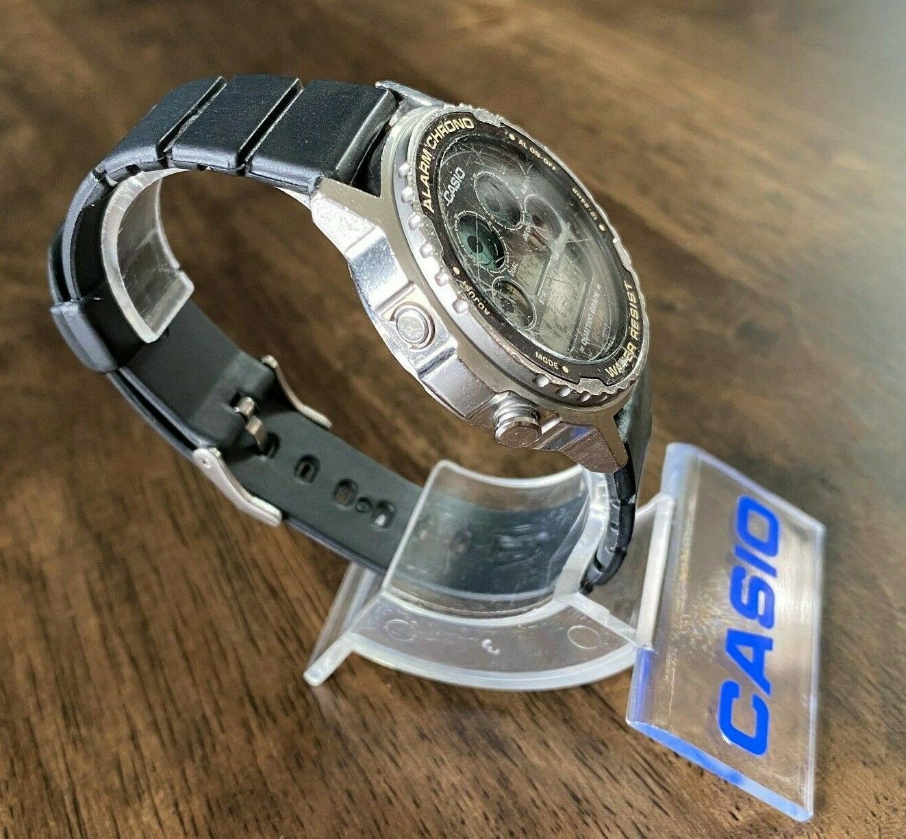 RARE Vintage 1990 Casio DW-7300 Quatro Graph Diver Watch Made in