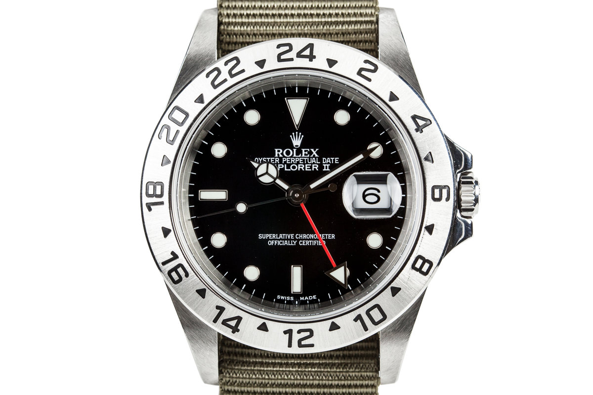 FS 2003 Rolex Explorer II 16570 with Black Dial WatchCharts