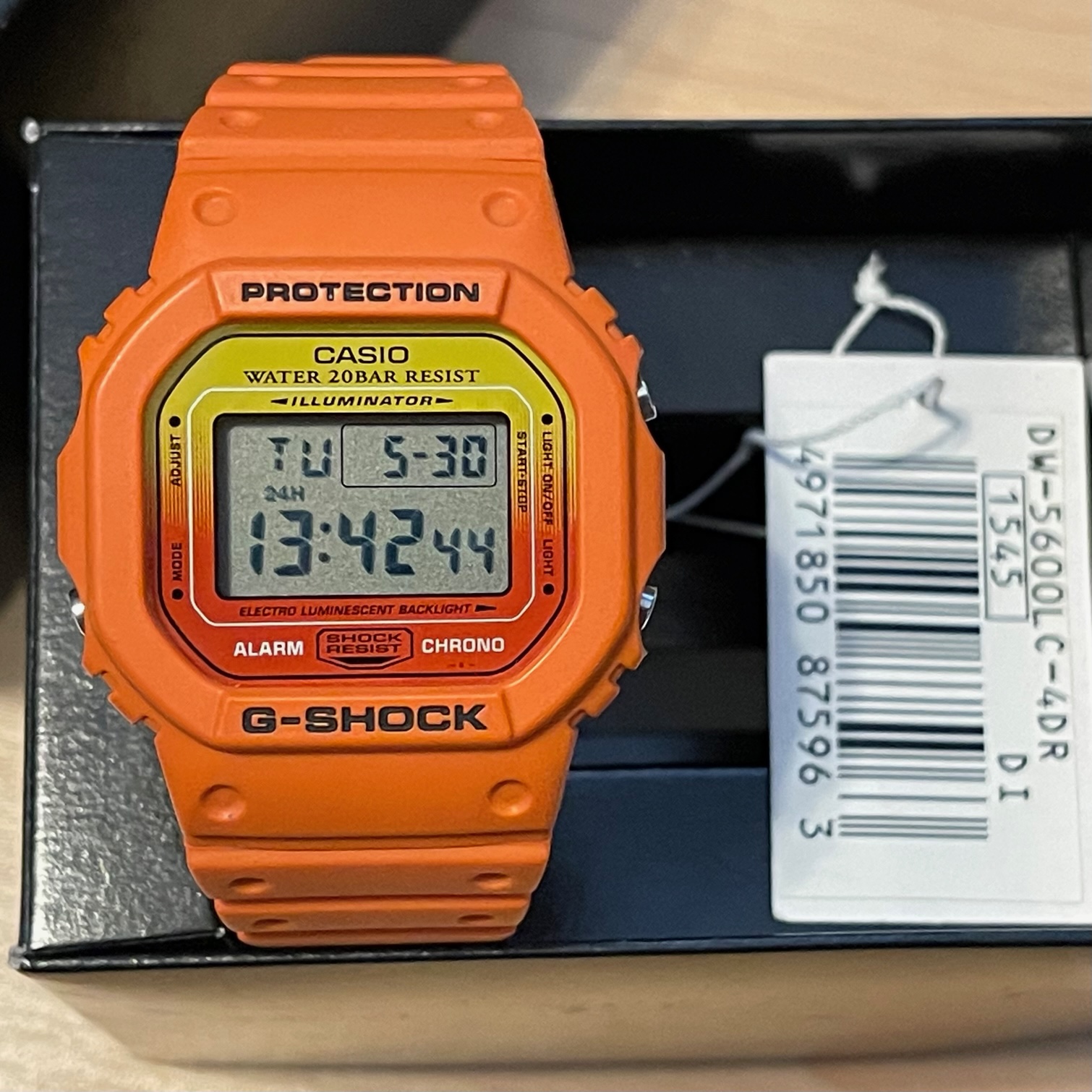 WTS] Casio G-Shock DW-5600LC-4JF Summer Gradation Series Orange