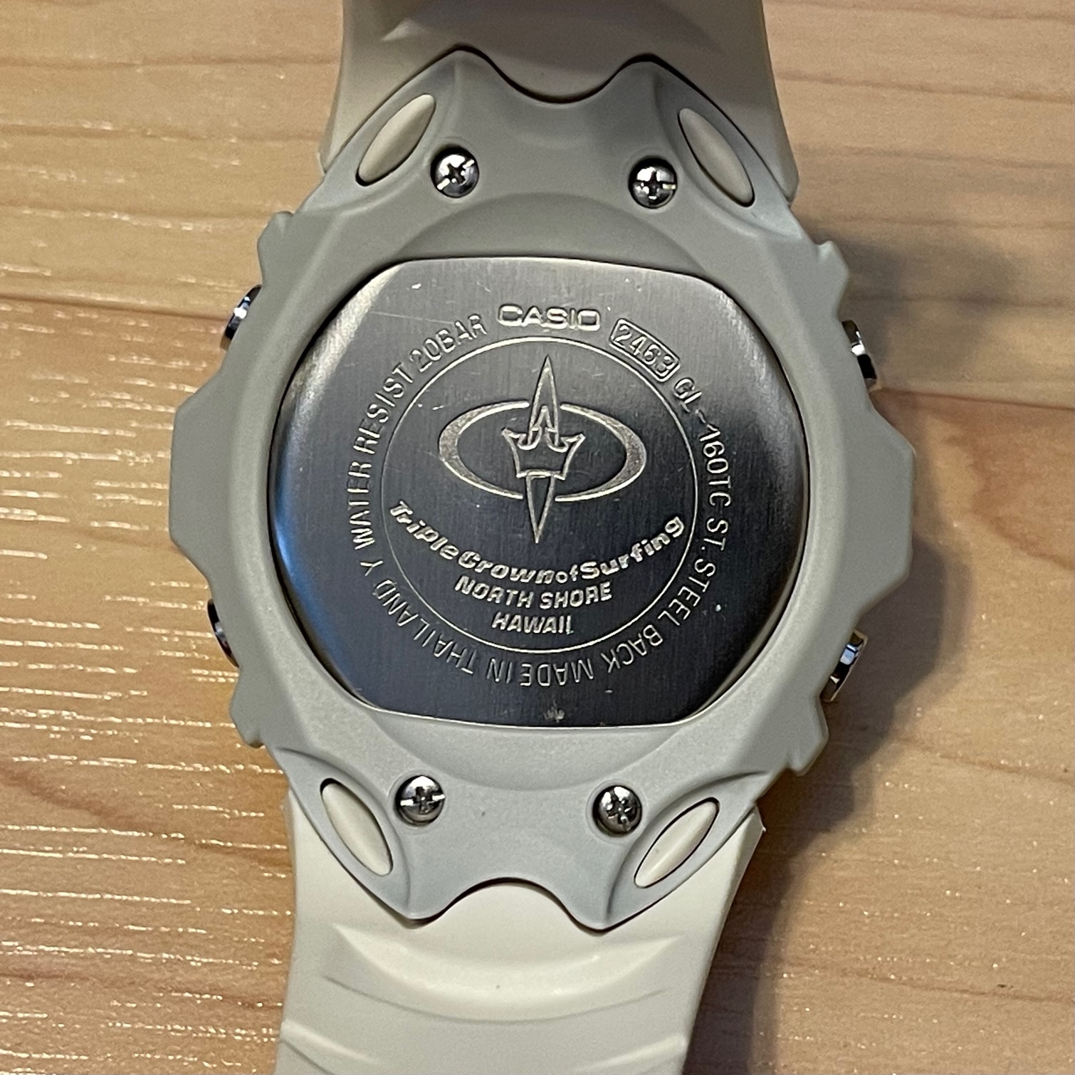 CASIO G-SHOCK GL-160 トリプルくらクラウン　美品 WTS] Casio G-Shock GL-160TC Triple Crown of Surfing Tide Moon
