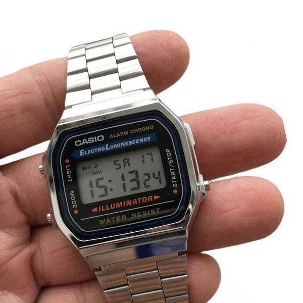 Relojes Casio Para Pareja Vintage Retro A168W Pack Novios | UNESTILO