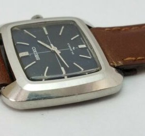 Vintage SEIKO Chariot 24 Jewels Manual Wind Watch 2559-7000 w/Blue