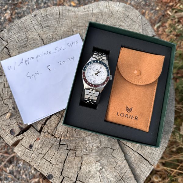 [WTS] Lorier Hyperion “skyward” GMT, white, 39mm, automatic Miyota 9075 ...