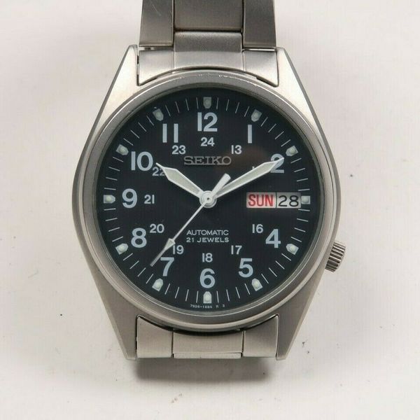 SEIKO 7S26-00D0 AUTOMATIC STAINLESS Mens Watch Japan | WatchCharts