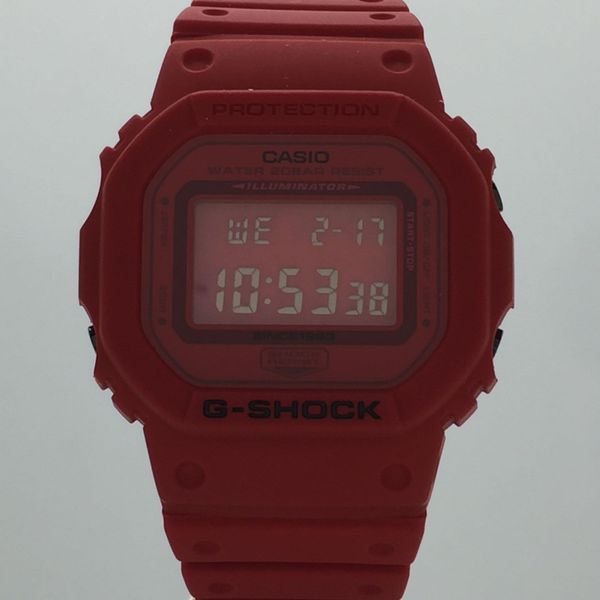 [Used] CASIO Quartz watch, G-SHOCK / RED / G-SHOCK / Casio / DW-5635C ...