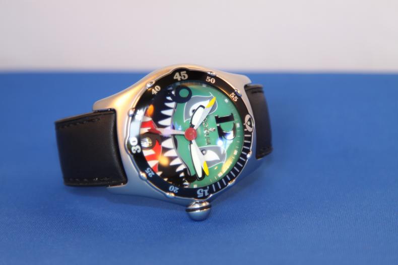 FS Corum Bubble Dive Bomber Shark Dial 2004 Limited Edition Near