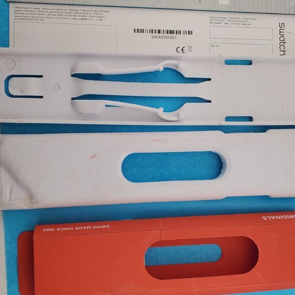 New Swatch Redbaya GR405 Watch Unworn *Small Mark At 4 O'clock* See ...