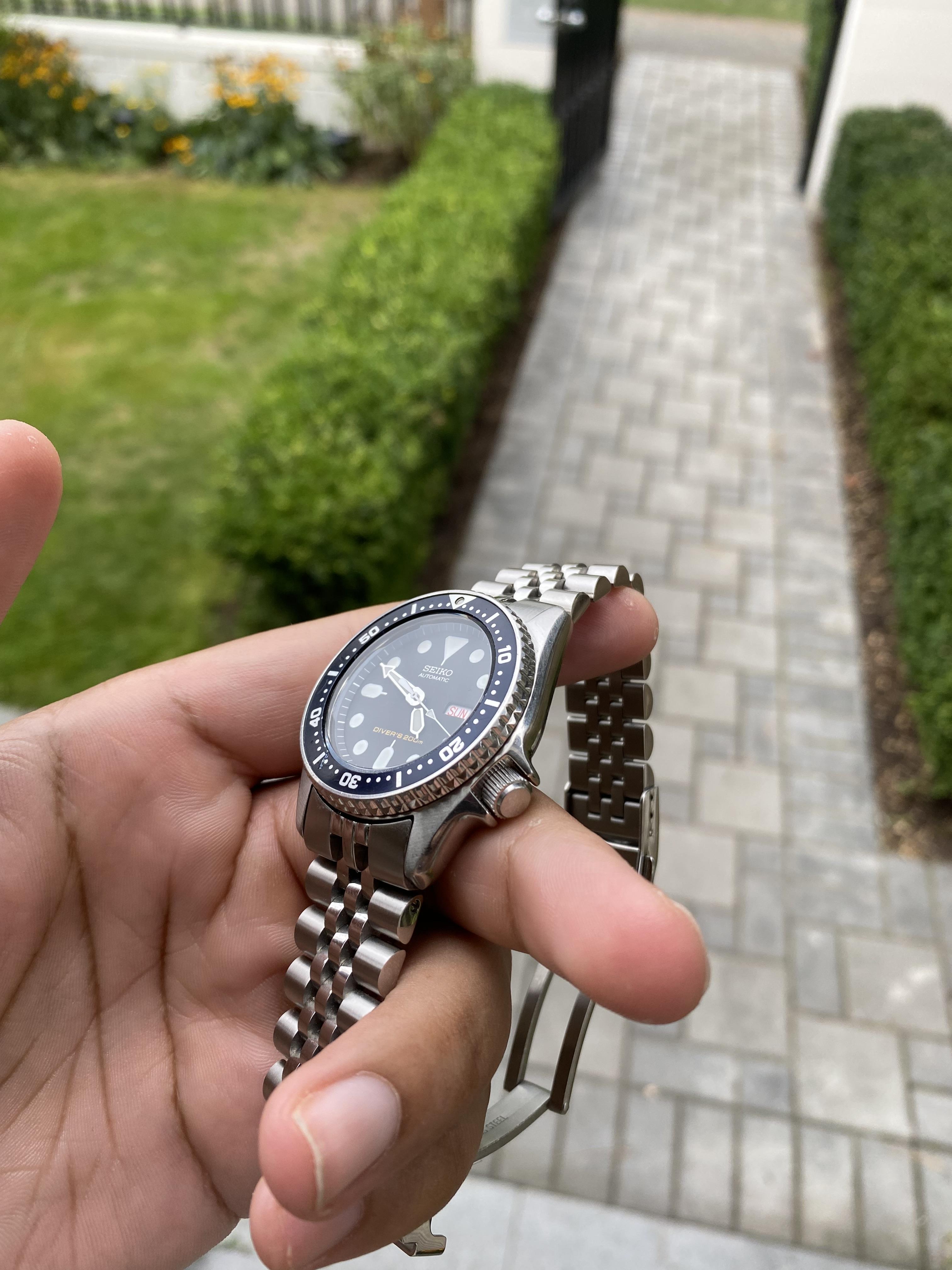 Seiko skx013 wrist clearance shot