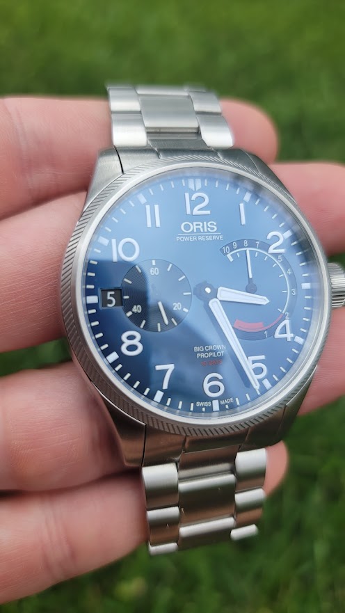 WTS Oris Big Crown Propilot Calibre 111 Blue Bracelet