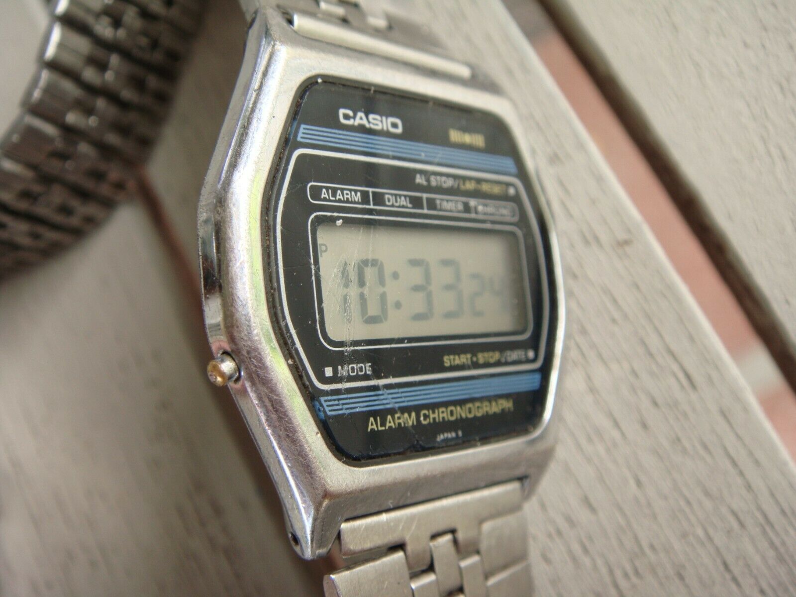 Vintage 1980 Digital Watch CASIO SA-50 module 145 Super Slimline 