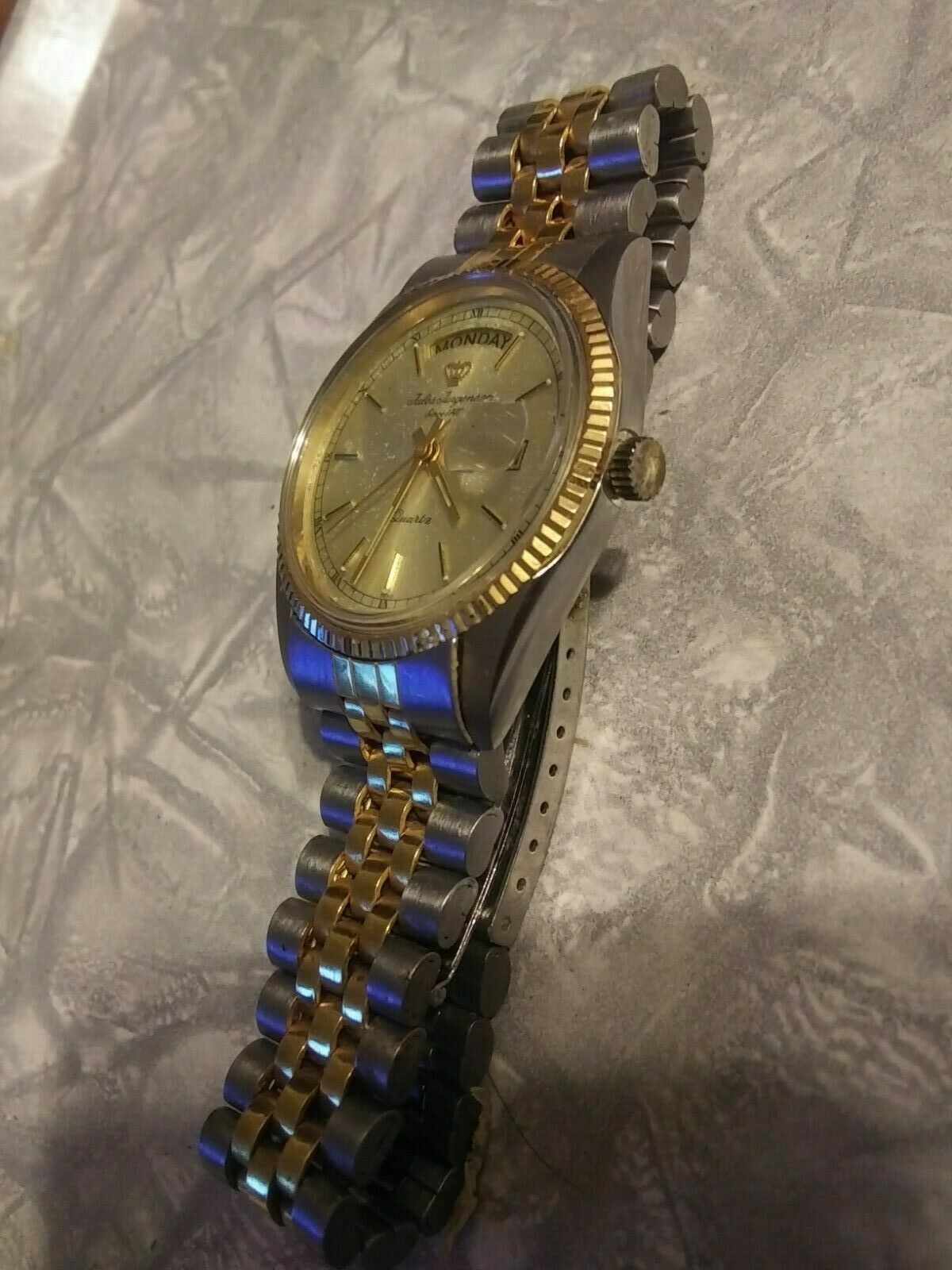 Vintage Jules Jurgensen Presidential 5898 Day Date Two Tone