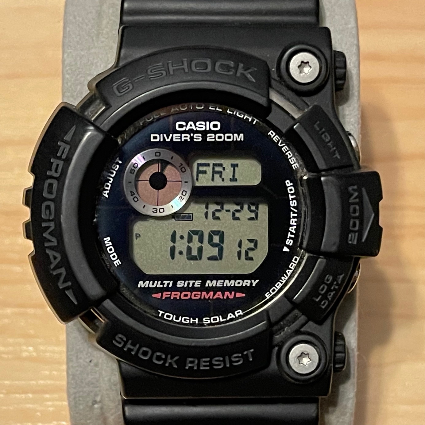 WTS] Casio G-Shock GW-200BC-1 Black Helios Vintage Frogman