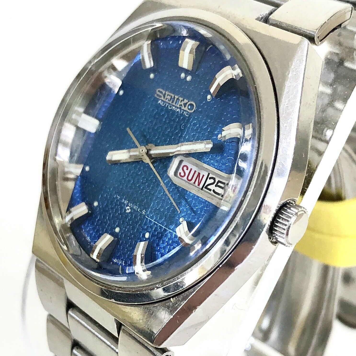 Seiko Vintage 1978 Blue Prismatic Dial 17 Jewels 6309-8049 Automatic Watch  | WatchCharts