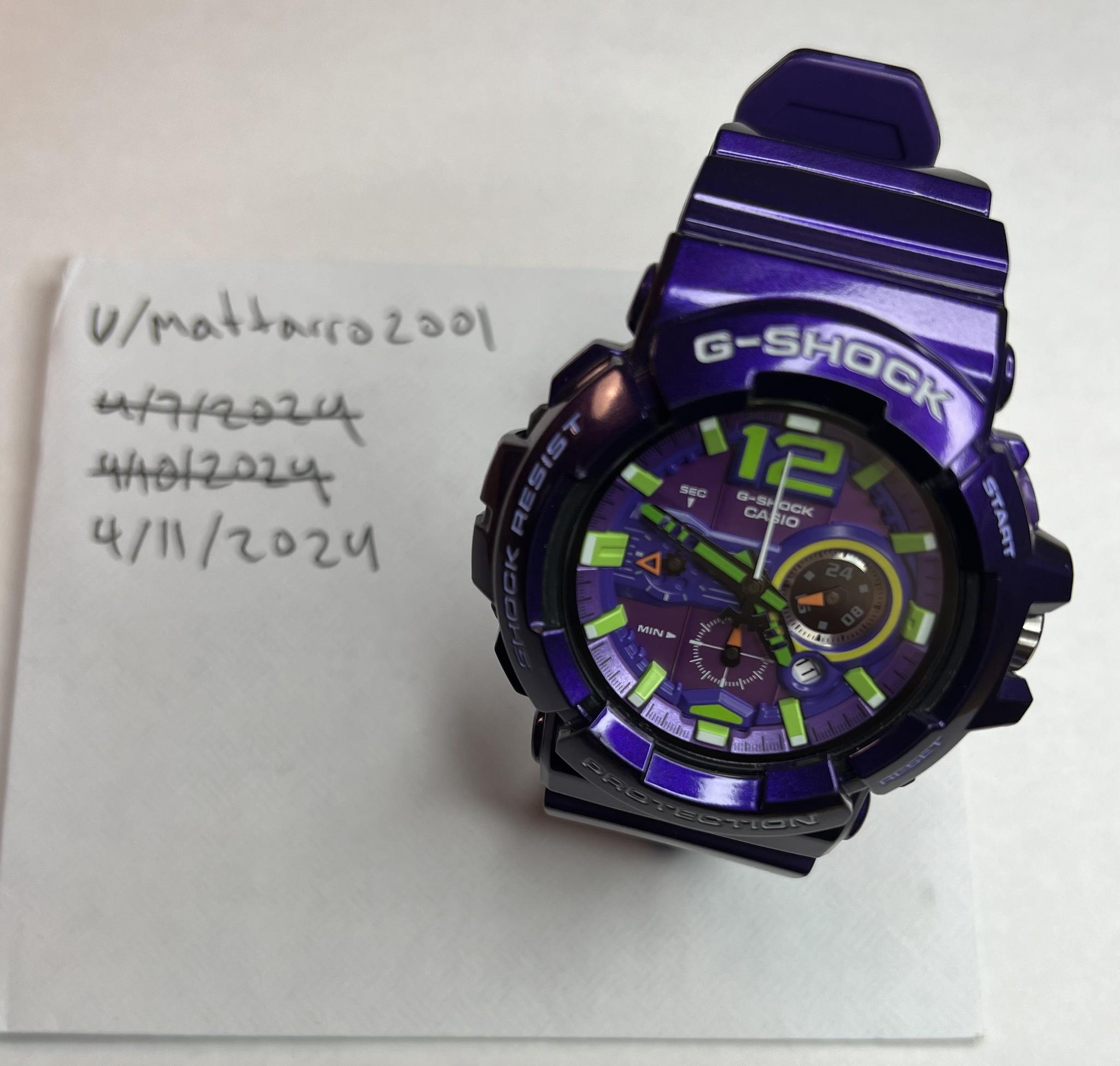 WTS] G-Shock Neon Genesis “Evangelion” GAC-110 | WatchCharts