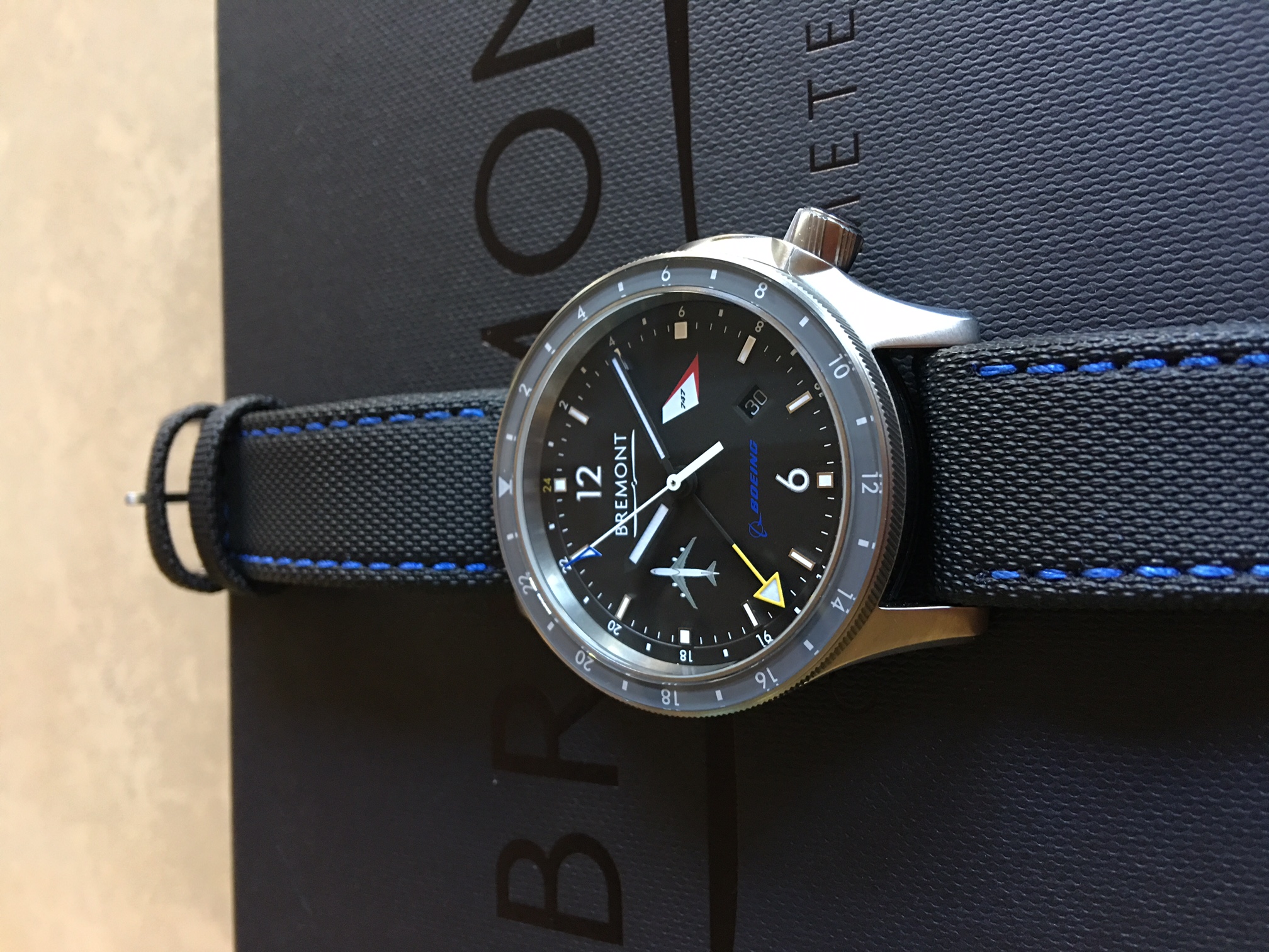FS: Bremont Boeing Model 1 Ti-GMT 747 Community Special Edition...MINT Rare  Find!!! | WatchCharts Marketplace