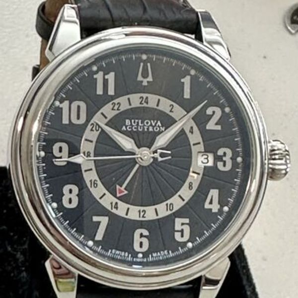 BULOVA ACCUTRON Gemini シルバー　自動巻き WTS] Bulova Accutron Gemini Swiss Automatic ref. C876714