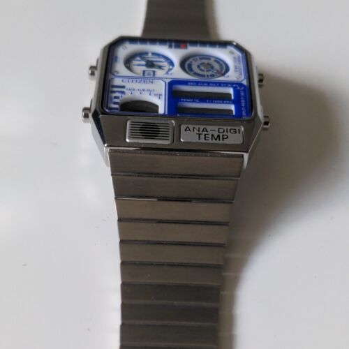 Citizen Ana-Digi Temp Star Wars R2-D2 Display Watch JG2117-51A