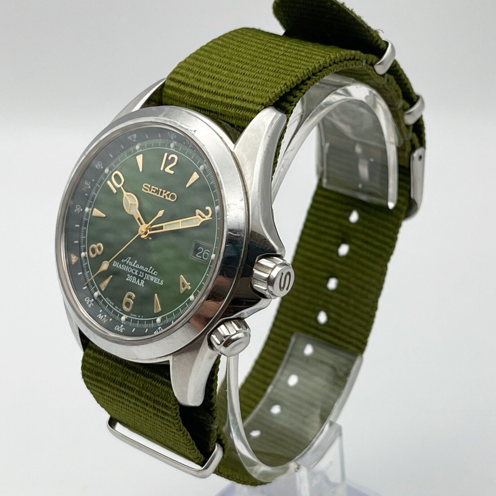SEIKO Alpinist Automatic watch SARB017 6R15-00E0 Japan made Green