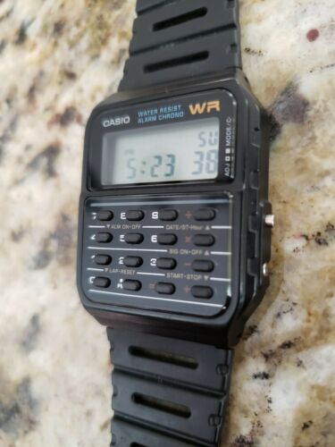 Casio Ca 53w 437 Casio Calculator Wrist Watch New Battery Exc Condition Watchcharts