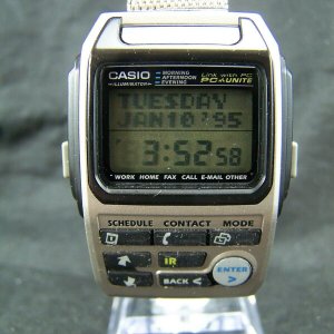 RARE CASIO BZX-20 PC UNITE QUARTZ LCD 1910 MODULE MEN'S