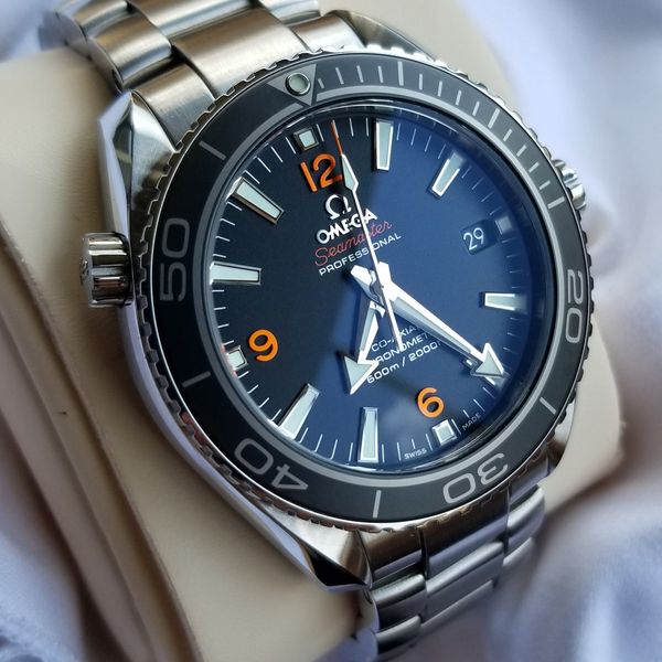 Fs: Omega Planet Ocean 8500, 42mm, Orange Numerals, Grey Bezel - June 