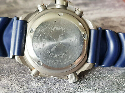 RARE CITIZEN PROMASTER AQUALAND AIR DIVER DEPTH METER C500 AIDA