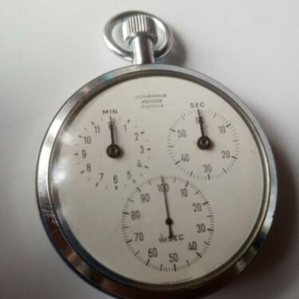 JUNGHANS Meister Stopwatch Chronometer Cal. 628/11 Stopwatch No Watch