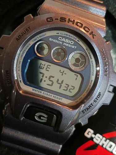 Casio G-SHOCK 3230 CLASSIC DW6900 BLUE Metallic Mirrored New