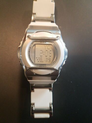 Casio G Shock Baby G MSG-161C (3005) Ladies WHITE AND SILVER  display picture 3