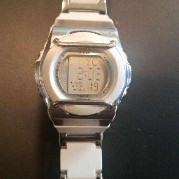 a*s様 baby-G Casio G Shock Baby G MSG-161C (3005) Ladies WHITE AND SILVER