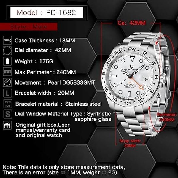 Pagani Design PD 1682 Automatic Seiko | WatchCharts Marketplace