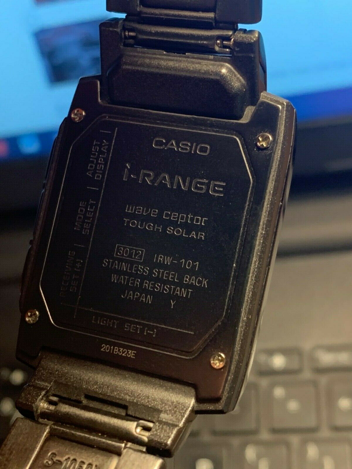 時計 CASIO i-RANGE wave ceptor IRW-101 Casio I-Range IRW-101 Tough Solar Wave Ceptor Digital Japan