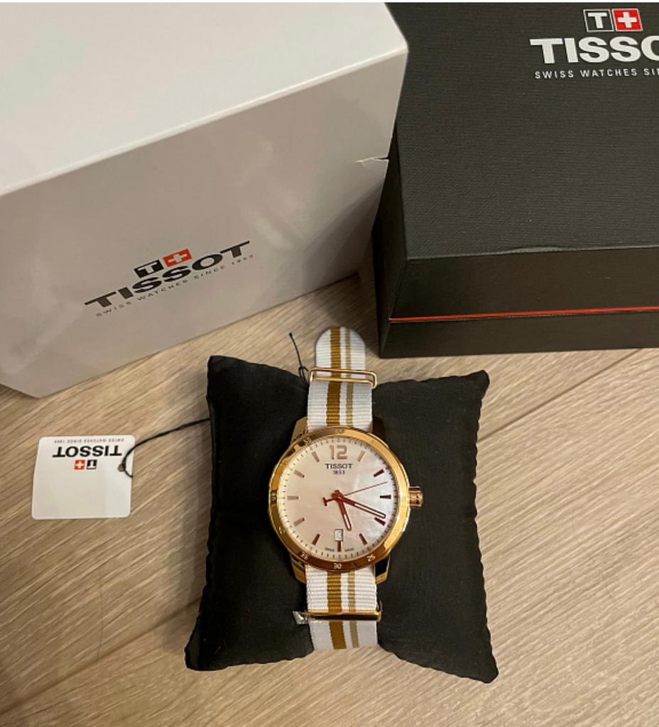 Tissot quickster shop mother of pearl