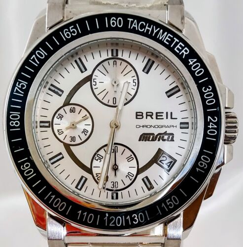 BREIL TW0729 MANTA MAN S CHRONOGRAPH TACHYMETER STAINLESS STEEL