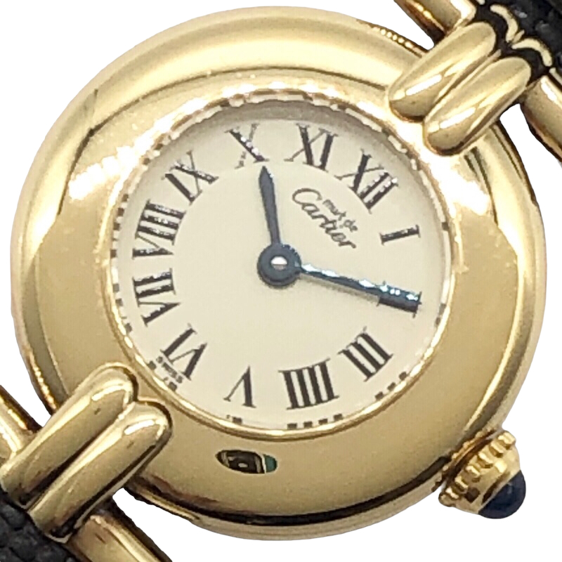 Cartier 25mm Ladies Quartz Watch Colisee 18k 1980 | Ref. 1980 Watches on  Chrono24