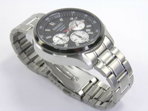 Mens Seiko Chronograph 4T53-00B0 stainless steel quartz