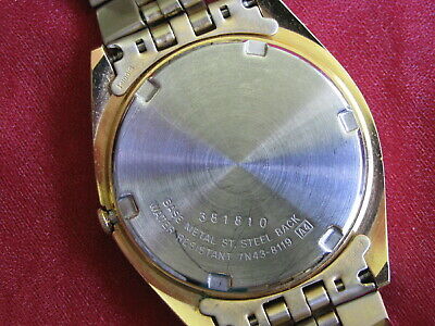 Seiko Vintage 7N43 8119 Quartz Gold-Tone Day/Date Wrist Watch, Diamond Dial  | WatchCharts